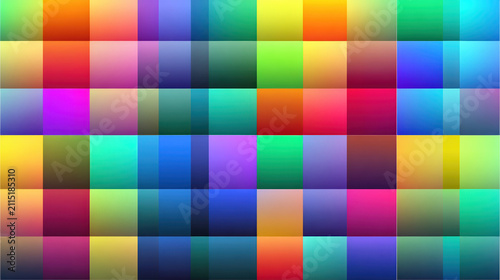 Colorful Grid Background Abstract Gradient Squares Rainbow Pattern Design Texture Vibrant Palette Mosaic Wallpaper