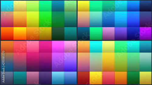 Colorful Grid Background Abstract Gradient Squares Rainbow Pattern Design Texture Vibrant Palette Mosaic Wallpaper
