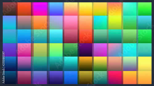 Colorful Grid Background Abstract Gradient Squares Rainbow Pattern Design Texture Vibrant Palette Mosaic Wallpaper