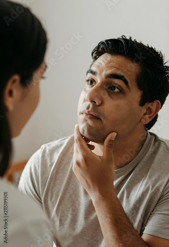 Thoughtful young indian man...