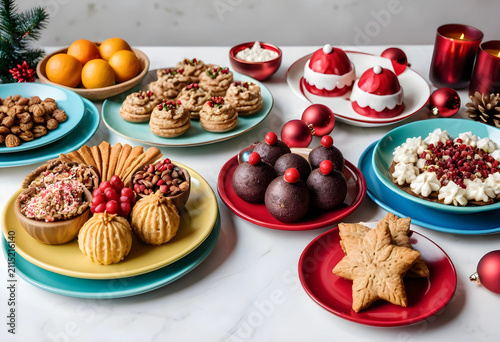 Festive christmas dessert s...