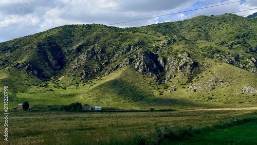 Photography landscape with mountains
