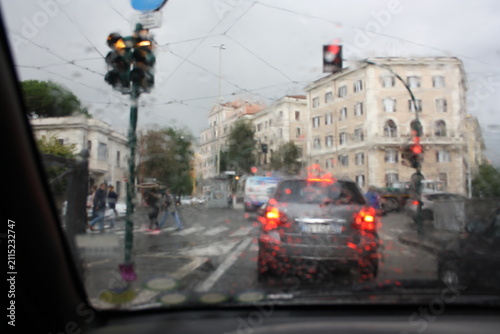 traffic in the city