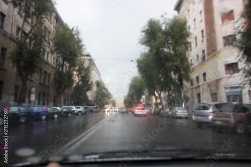 time lapse of traffic in Rome 