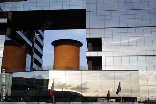 industrial building in the city