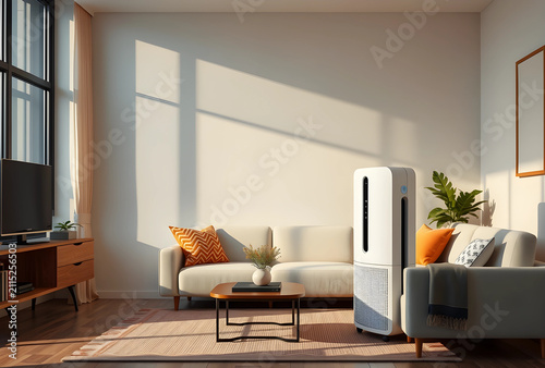 Modern living room interior...