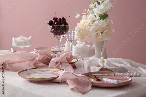 Elegant table setting with ...