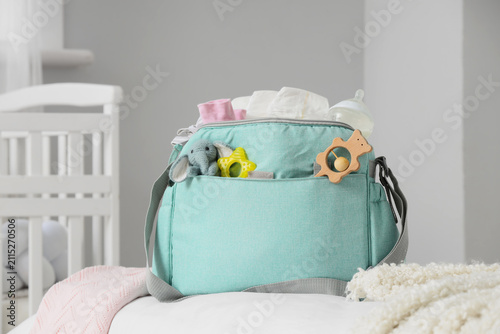 Baby bag with accessories a...