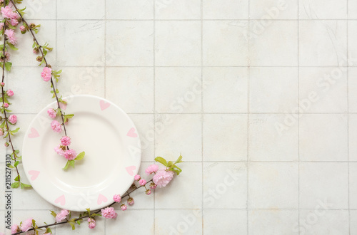 Beautiful table setting wit...