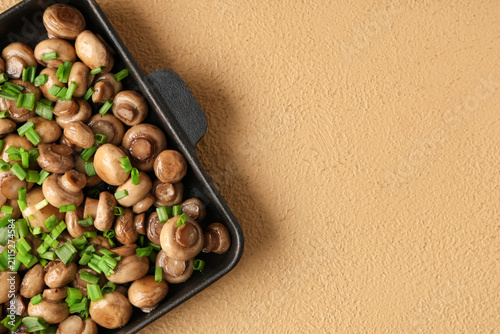 Baking dish with tasty mush...