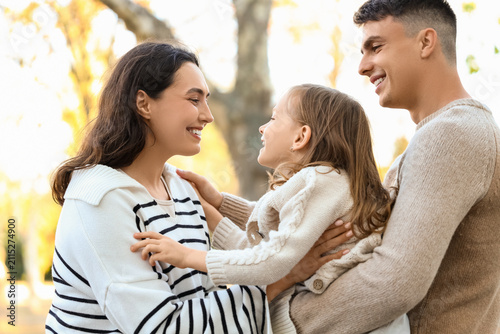 Happy family spending time ...