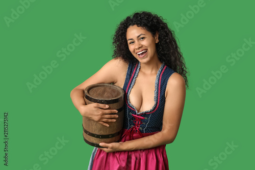 Happy African-American woma...