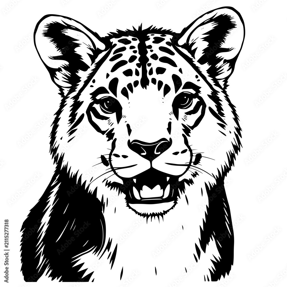 Obraz premium Cute wild animals vector character set, cartoon safari animal collection on white background