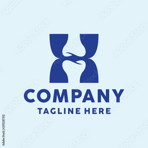 Letter X Bone medical therapy Logo Vector Design
