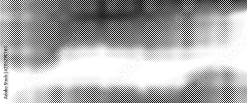 Cuadro en lienzo Halftone faded gradient texture