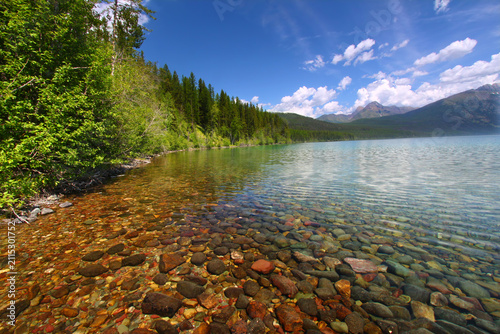 Fotografie Kintla Lake Landscape Glacier Park