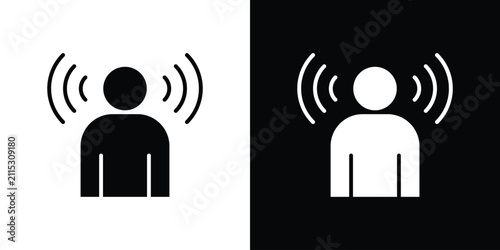 Brand awareness icon simple artwork group