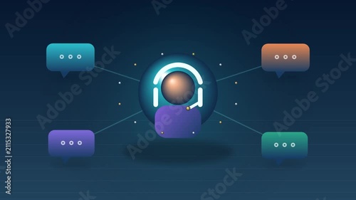 Animated 3D Customer Service and Support