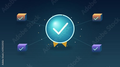 Animated 3D Business Quality Assurance