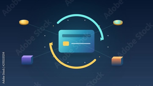 Animated 3D Subscription Business Model