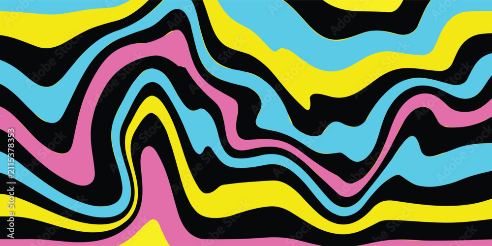 Obraz premium Abstract colorful background with optical illusion