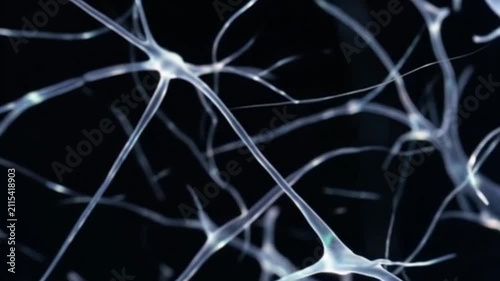 Abstract visualization of neural network connections