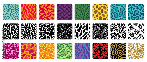 Collection of Abstract Organic Patterns and Textures