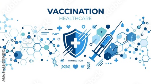 Vaccination and Healthcare Medical Protection Concept.
