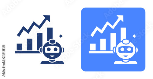 Ai Productivity icon, with contrast background.