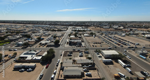 aerial view of building