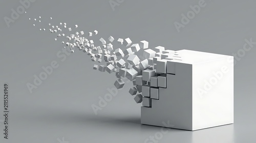 3D white paper airplanes flying from modern tablet device. Digital innovation and business strategy concept with futuristic tech interface.