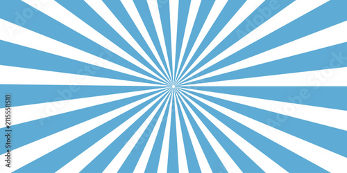 Foto A dynamic radial burst pattern in light blue and white, creating a sense of energy and outward expansion, perfect for graphic design elements or backgrounds