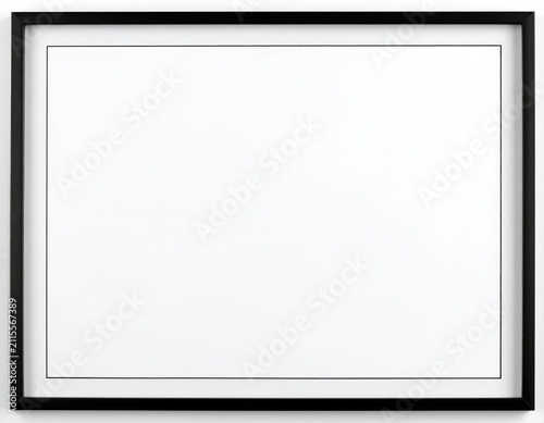 A clean, empty horizontal frame with a thin inner border against a white background