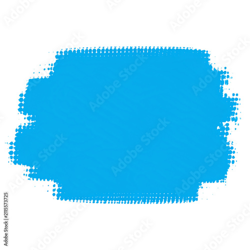 blue paint brush vector art 
