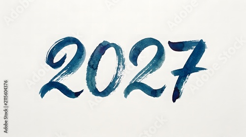 Create 2027 Brush Lettering 202607271900