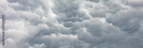 Impacts of Climate Change. El Niño, the environment, rising global temperatures. Pollution and devastating storms featuring tornadoes and strong winds. Uncontrolled weather. Web banner, copy space.