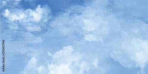 Soft fluffy cumulus clouds against a vivid blue sky with white airy clouds forming patterns across a bright blue atmospheric background atmosphere sunlight background meteorology climatic