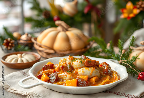 Savory pumpkin gnocchi with...