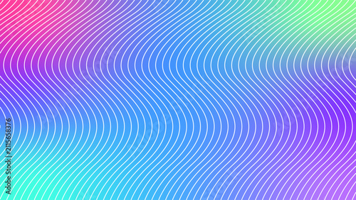 Abstract wave pattern with vibrant colors and pixel effect
