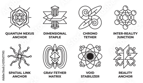Quantum nexus anchor dimensional staple chrono tether inter reality junction spatial link.