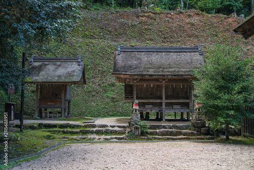 島根 神魂神社 境内社の貴布祢稲荷両神社と外山社