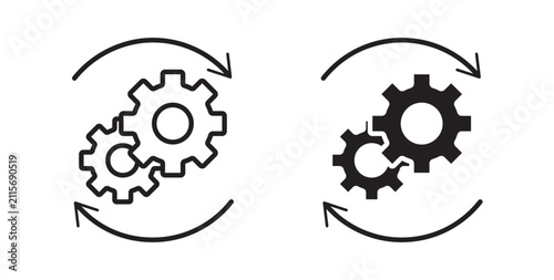 Operation icon for website, apps and UI.
