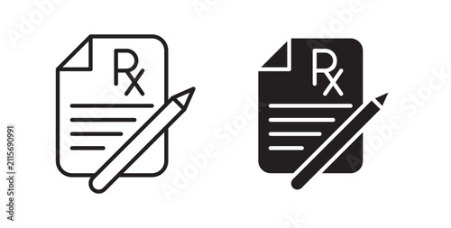 RX icon for website, apps and UI.