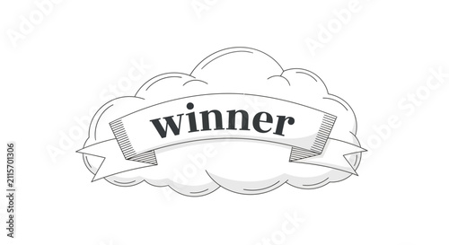 winner cloud badge