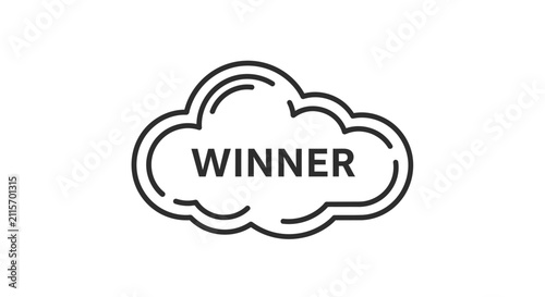 winner cloud icon