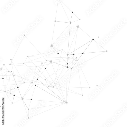 Vector Graphic Depiction Of Scientific Webs