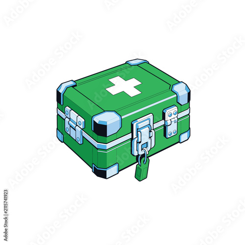 First Aid Kit Latch Close Up Icon
