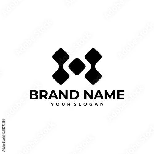 H LETTER DIGITAL SOFTWARE TECHNOLOGY LOGO VECTOR ICON ILLUSTRATION
