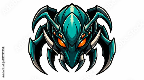 Konstfotografi Mechanical Insect Creature Head Illustration.