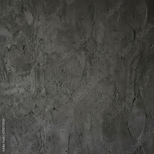 Rough Gray Concrete Wall Surface with Cracks and Texture for Industrial Design Background